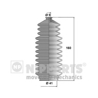 Photo Bellow Set, steering NIPPARTS J2851007