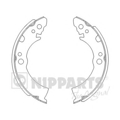 Photo Brake Shoe Set NIPPARTS J3501001