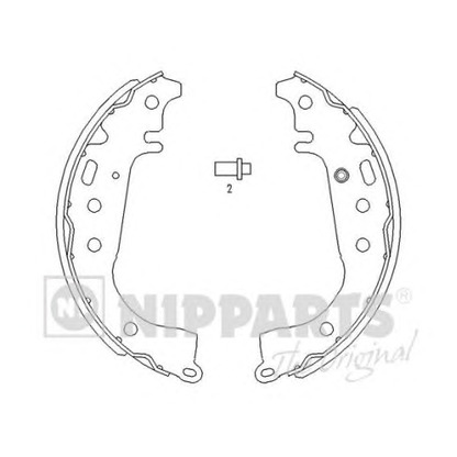 Photo Brake Shoe Set NIPPARTS J3502071