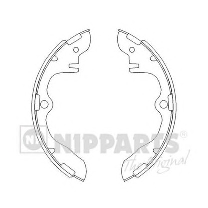 Photo Brake Shoe Set NIPPARTS J3503013