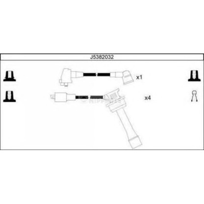 Foto Juego de cables de encendido NIPPARTS J5382032