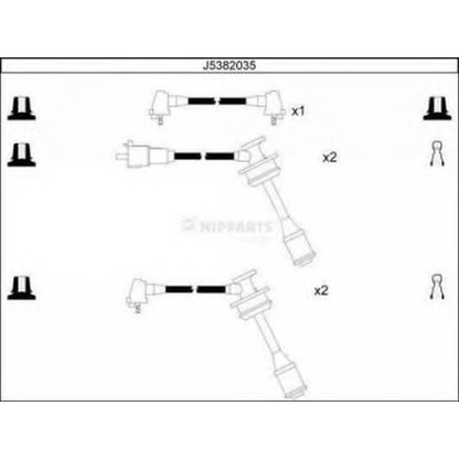 Foto Juego de cables de encendido NIPPARTS J5382035