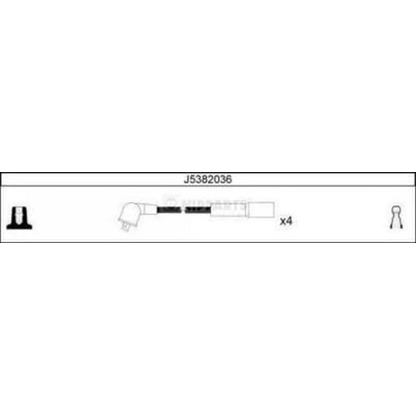 Foto Juego de cables de encendido NIPPARTS J5382036