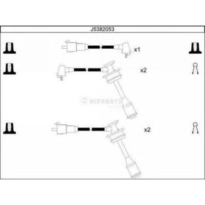 Foto Juego de cables de encendido NIPPARTS J5382053