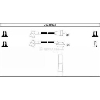 Foto Juego de cables de encendido NIPPARTS J5385033