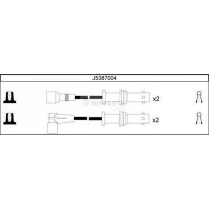 Foto Juego de cables de encendido NIPPARTS J5387004