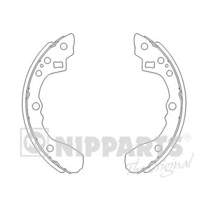 Photo Brake Shoe Set NIPPARTS J3500308