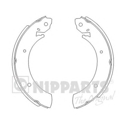 Photo Brake Shoe Set NIPPARTS J3500502