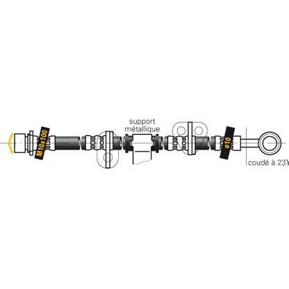 Photo Brake Hose MGA F6458