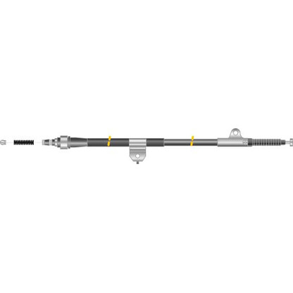 Foto Cable de accionamiento, freno de estacionamiento MGA CF5310