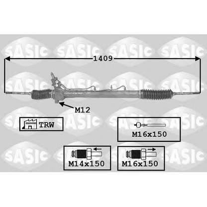 Foto Lenkgetriebe SASIC 7006089