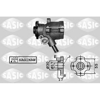 Photo Hydraulic Pump, steering system SASIC 7070032