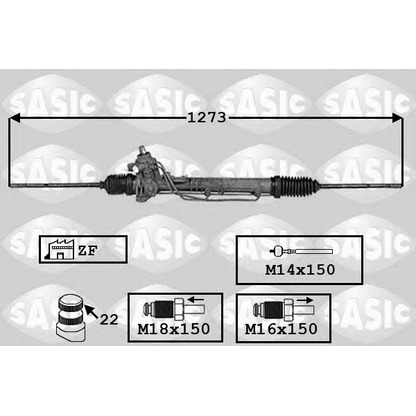 Photo Steering Gear SASIC 7006145