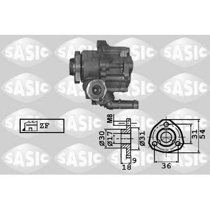 Zdjęcie Pompa hydrauliczna, układ kierowniczy SASIC 7076023