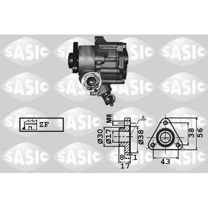 Zdjęcie Pompa hydrauliczna, układ kierowniczy SASIC 7076002