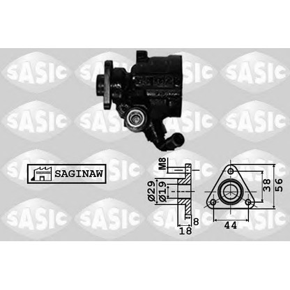 Photo Hydraulic Pump, steering system SASIC 7076003