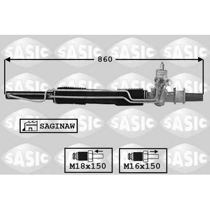 Photo Steering Gear SASIC 7006074