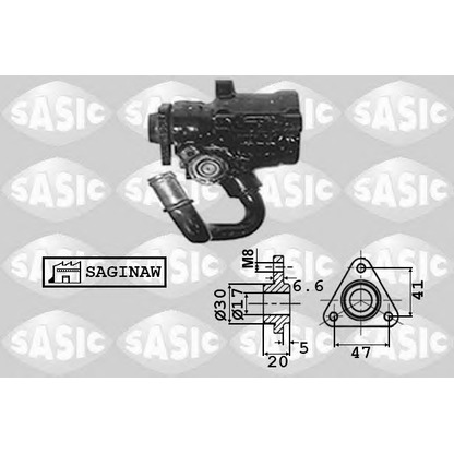 Photo Hydraulic Pump, steering system SASIC 7076034