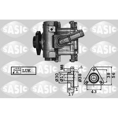 Foto Hydraulikpumpe, Lenkung SASIC 7076040