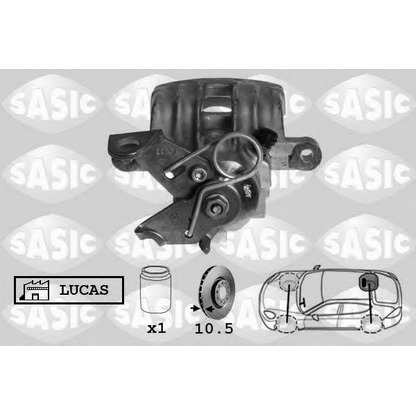 Photo Brake Caliper SASIC 6506003