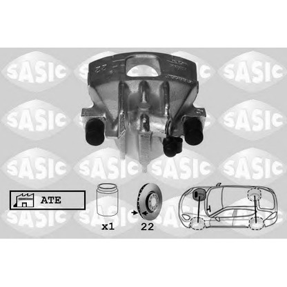 Photo Repair Kit, brake caliper SASIC 6506031