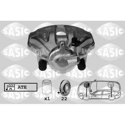 Photo Brake Caliper SASIC 6506051