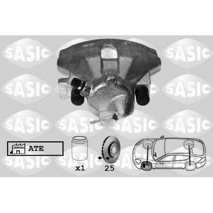 Photo Brake Caliper SASIC 6506088