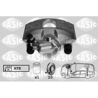 Photo Brake Caliper SASIC 6506095