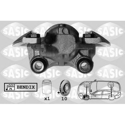 Photo Brake Caliper SASIC SCA0022