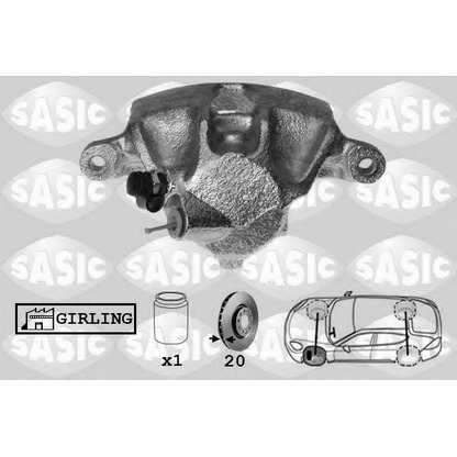 Photo Brake Caliper SASIC SCA0048