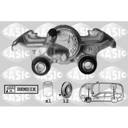 Photo Brake Caliper SASIC SCA4032