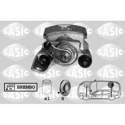 Photo Brake Caliper SASIC SCA4045