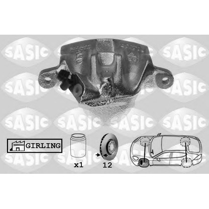 Photo Brake Caliper SASIC SCA6038