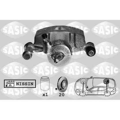 Photo Brake Caliper SASIC SCA6147