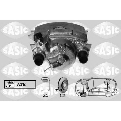 Photo Brake Caliper SASIC SCA6196