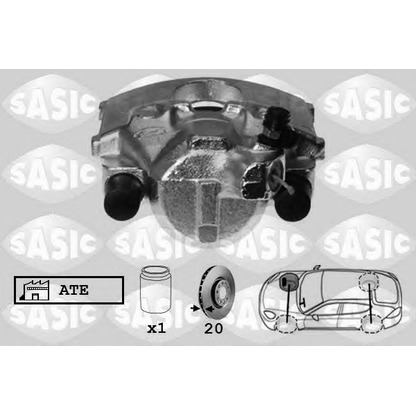 Photo Brake Caliper SASIC SCA6253