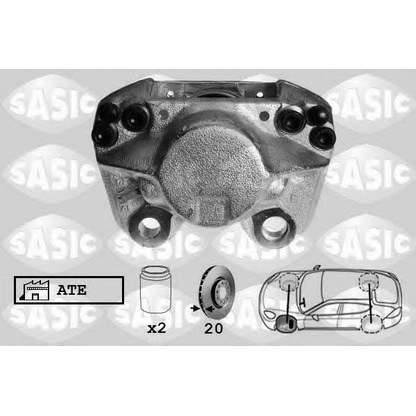 Photo Brake Caliper SASIC SCA6256