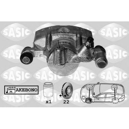 Photo Brake Caliper SASIC SCA6584