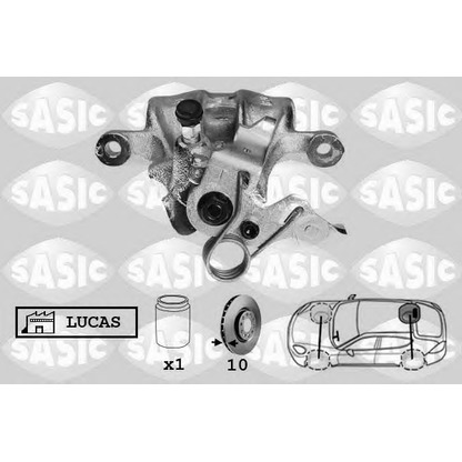 Photo Brake Caliper SASIC SCA6589