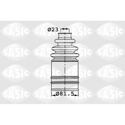 Photo Bellow Set, drive shaft SASIC 1904006