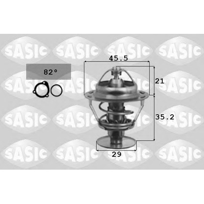 Foto Thermostat, Kühlmittel SASIC 3371541