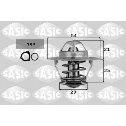 Foto Termostato, refrigerante SASIC 4000366