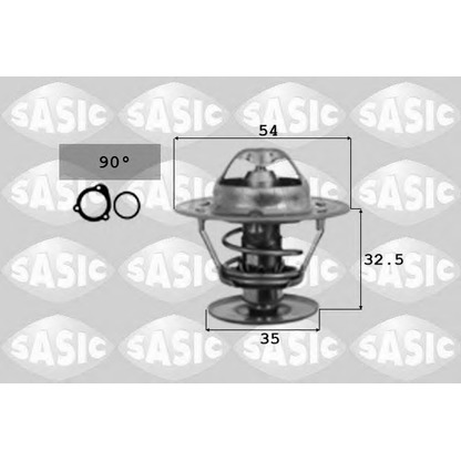 Zdjęcie Termostat, żrodek chłodzący SASIC 4000374