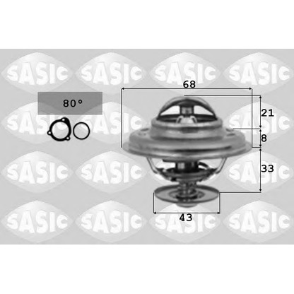 Foto Termostato, Refrigerante SASIC 9000036