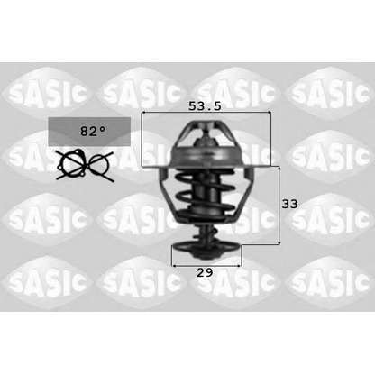 Foto Termostato, refrigerante SASIC 9000107