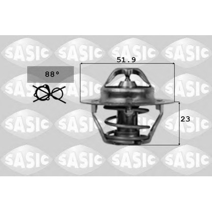 Фото Термостат, охлаждающая жидкость SASIC 9000168