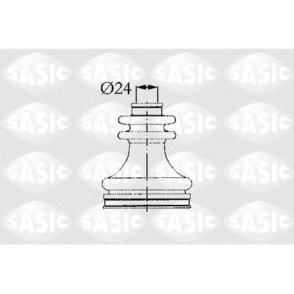 Photo Bellow Set, drive shaft SASIC 4003425