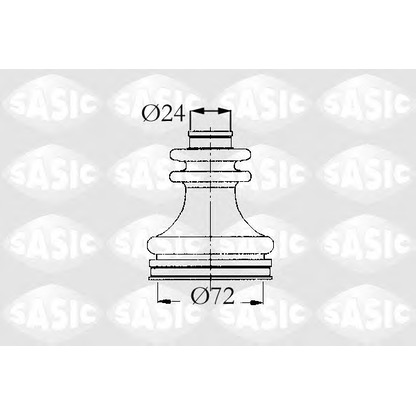 Foto Juego de fuelles, árbol de transmisión SASIC 4003449