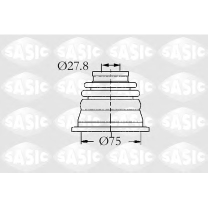 Foto Faltenbalgsatz, Antriebswelle SASIC 4003465