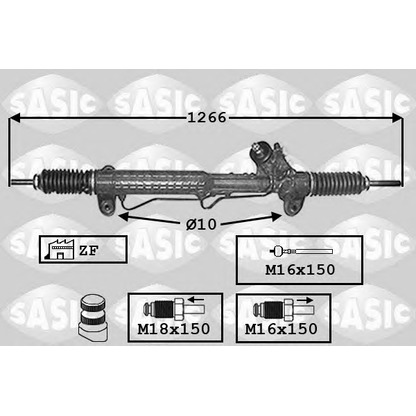 Foto Lenkgetriebe SASIC 7176020